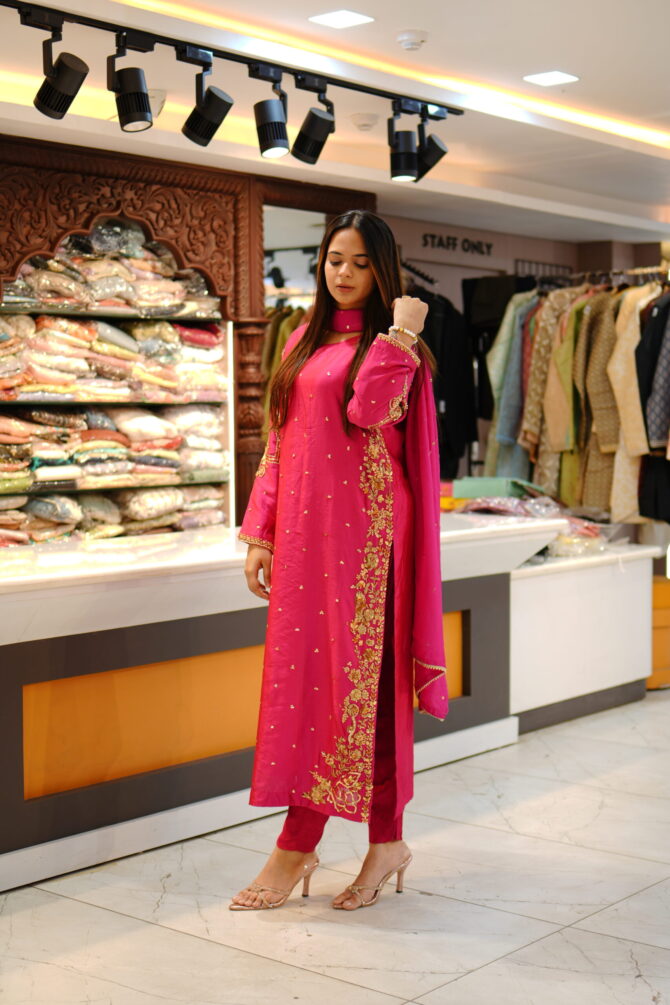 Pink Stylish Suit - Image 2