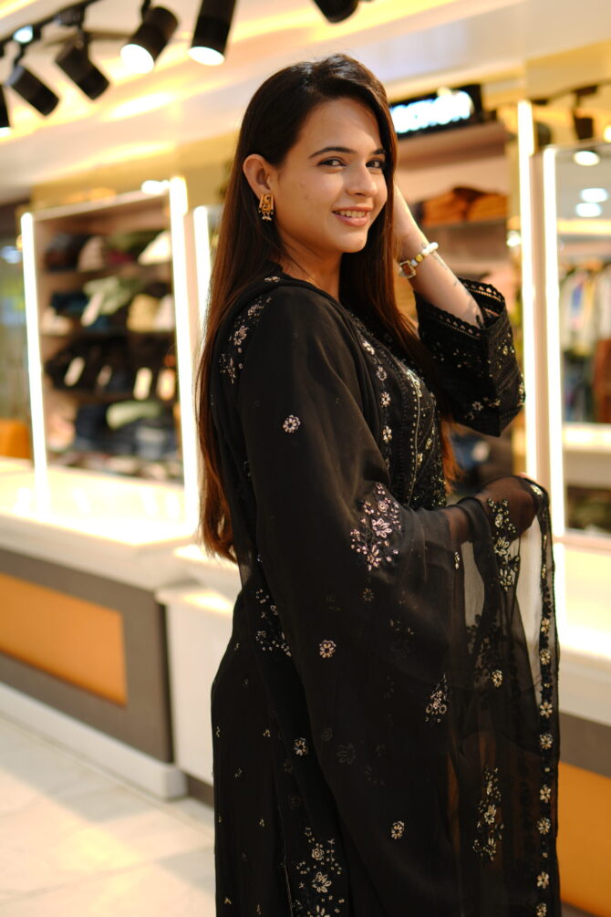Black Kadhai Suit - Image 3