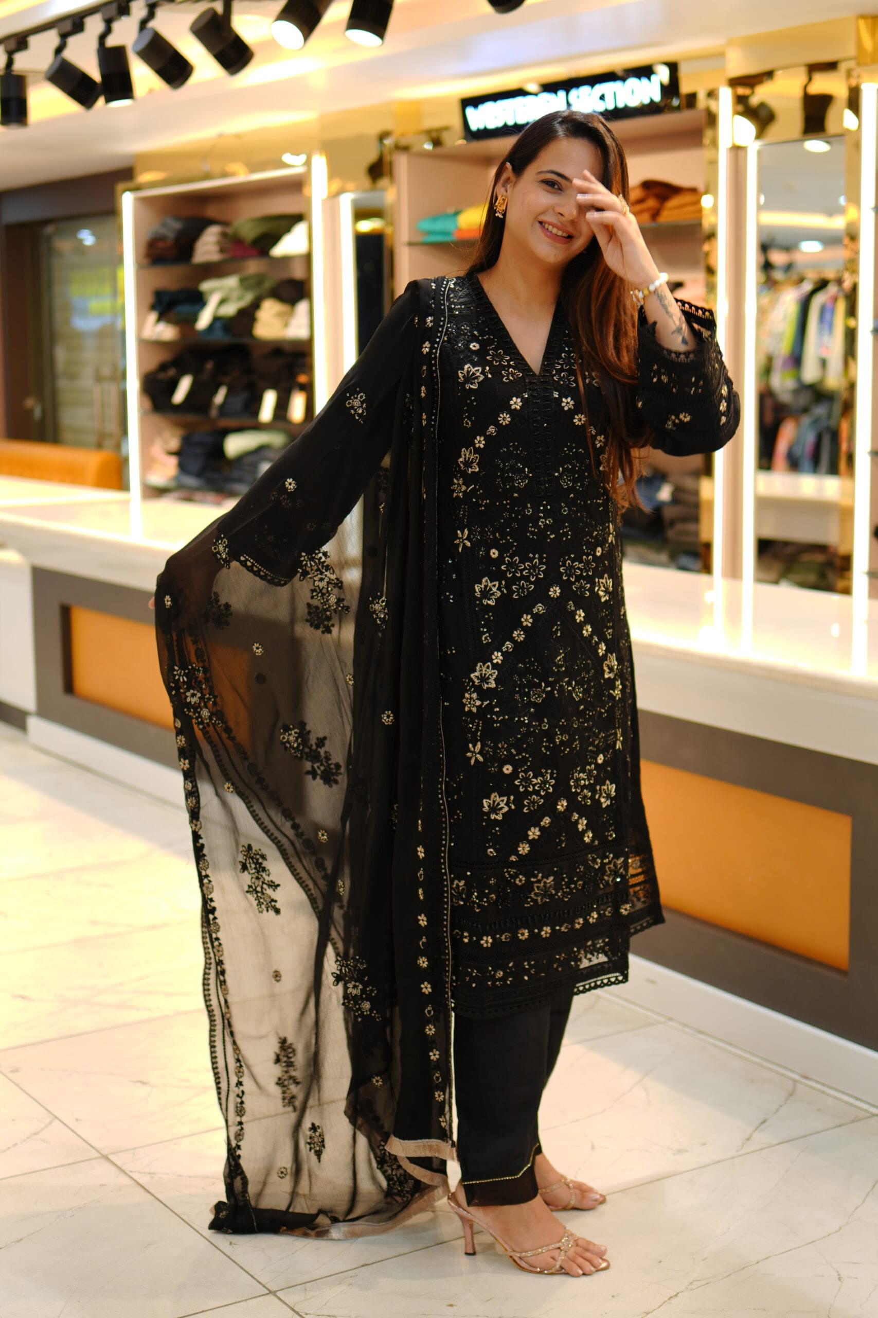 Black Kadhai Suit - Image 5